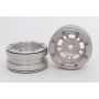 Metsafil Beadlock Wheels PT-Distractor Silver/Silver 1.9 (2 pcs)Â  (MT0040SSÂ )