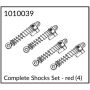 Absima Complete Shocks Set - red (4)