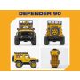 FMS 1:24th Land Rover Defender D110 RTR Yellow (FMS12482RTRYL)