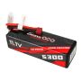 Gens Ace Hard Case LiPo - 3S 11.1V 5300mAh 60C with Deans (O-GC3S5300-60T)