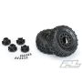 Proline Trencher X SC 2.2/3.0 Tyres On raid 6x30 Wheels Black (PL1190-10)