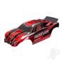Traxxas Body, Rustler (Also Fits Rustler Vxl), Red (Painted, Decals Applied, Assembled With Wing) (TRX3750R)