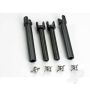 Traxxas Half Shafts, Long (Heavy Duty) (External-Splined (2 Pcs) & Internal-Splined (2 Pcs)) / Metal U-Joints (4 Pcs) (TRX4951X)