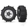 Traxxas Tyres And Wheels, Assembled Glued Paddle Tyres (2 Pcs) (TRX5891)