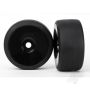 Traxxas Tyres And Wheels, Assembled Glued Slick Tyres (Front) (2 Pcs) (TRX6475)