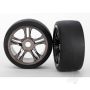 Traxxas Black Chrome, Split-Spoke Wheels And Slick (TRX6479)