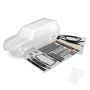 Traxxas Body With Camper, Trx-4 Sport (Clear, Trimmedium, Requires Painting) / Window Masks / Decal Sheet (TRX8112)