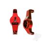 Traxxas Caster Blocks, 6061-T6 Aluminium (Red-Anodised), Left And Right (TRX8232R)
