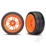 Traxxas Tyres And Wheels, Assembled Glued 1.9In Response Tyres (Extra Wide, Rear) (2 Pcs) (TRX8374A)