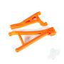 Traxxas Suspension Arms, Orange, Front (Right), Heavy Duty (Upper (1Pc) / Lower (1Pc)) (TRX8631T)