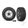Traxxas Tyres And Wheels, Assembled Glued 2.6In Black (2 Pcs) (TRX8872)