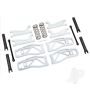 Traxxas Suspension Kit, Widemaxx, White (Includes Front & Rear Suspension Arms, Front Toe Links, Rear Shock Springs) (TRX8995A)