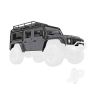 Traxxas Body, Land Rover Defender, Complete, Silver (Includes Grille, Side Mirrors, Door Handles, Fender Flares, Windshield Wipers, Spare Tire Mount, & Clipless Mounting) (TRX9712-SLVR)