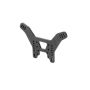 Xray XT4 Graphite Shock Tower For Hs Bulkhead - Rear - 3.5mm (XR363086)