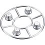 Axial Hub Cover Set Satin Chrome (4) (Z-AX8080)