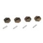 Losi Wheel Hex (4) w/Pins: TEN-SCTE (Z-LOSB3495)