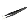 SC Models Straight Black Tweezers (SCKRTC021)