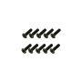 Core RC Steel Csk Hex Screws M3 x 12 pk10 (CR348)