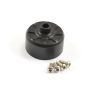 Fastrax Arrma Alu Front/Rear Diff Case - Kra/Sen/Out (FTAR013BK)