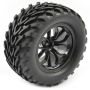 FTX Bugsta Mounted Wheel/Tyre Complete Pair - Black (FTX6447B)