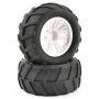 FTX Comet Monster Rear Mounted Tyre & Wheel White (FTX9071W)