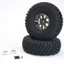 FTX Texan 1:10 Mounted Tyres O N 8-Spoke Beadlock Wheels (Pr) (FTX9878BK)