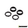 Vanquish S8E Machined Spring Collars Black (IRC00517)