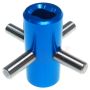 Yeah Racing Aluminium Solid Axle For Tamiya TT02 TT02B (TT02-069BU)