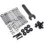 Yeah Racing 120mm Desert Lizard Two Stage Internal Spring Damper Pair Red (DDL-120RD)