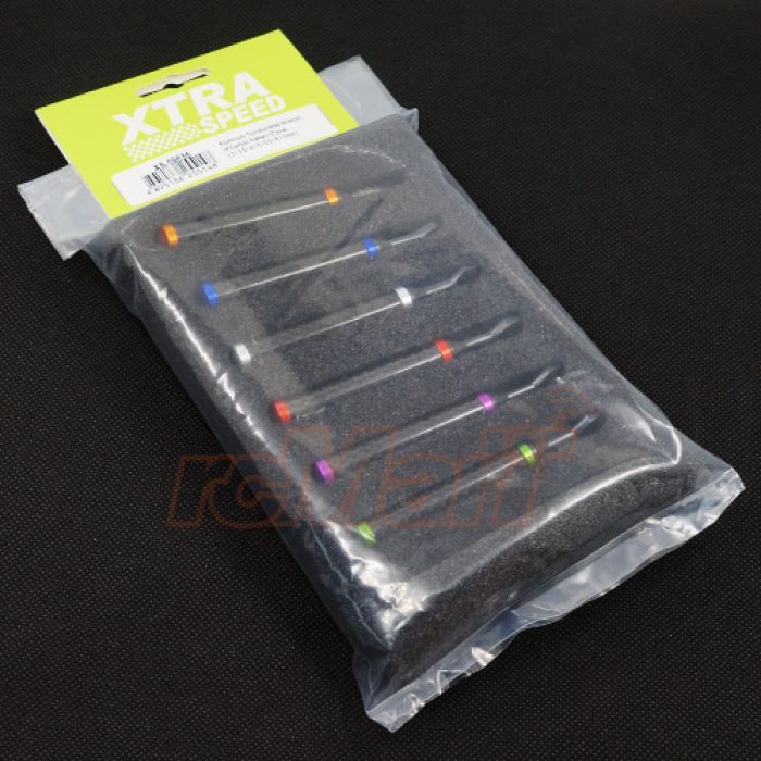 Xtra Speed Metal Turnbuckle Wrenches w/ Carbon Pattern Handle 3/3.5/4/5/5.5/6/7mm