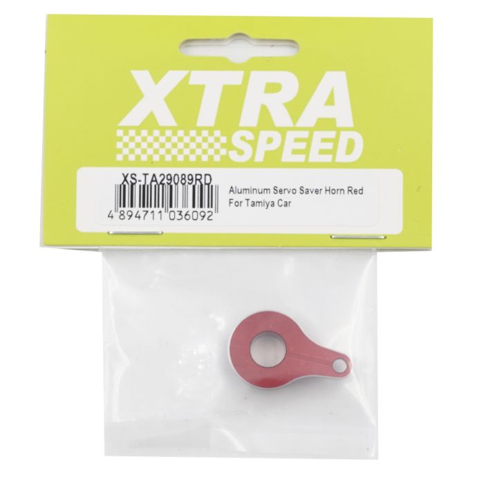 Xtra Speed Aluminium Servo Saver Horn Red - Tamiya 51000 Servo Saver (XS-TA29089RD)