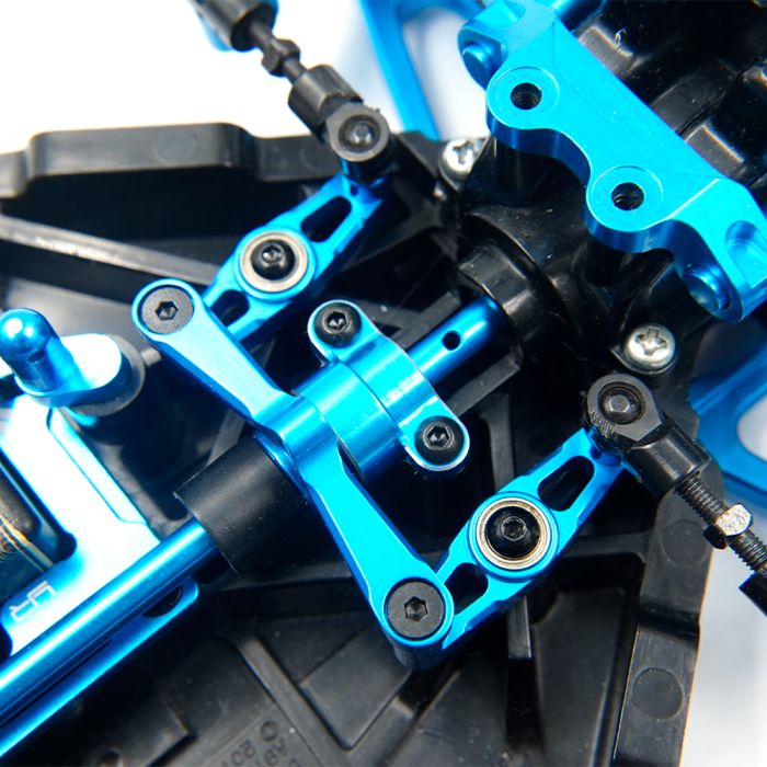 Xtra Speed Aluminum Main Shaft Bearing Holder For Tamiya TT-02 TT02D TT02B TT02 Type-S (XS-TA29197BU)