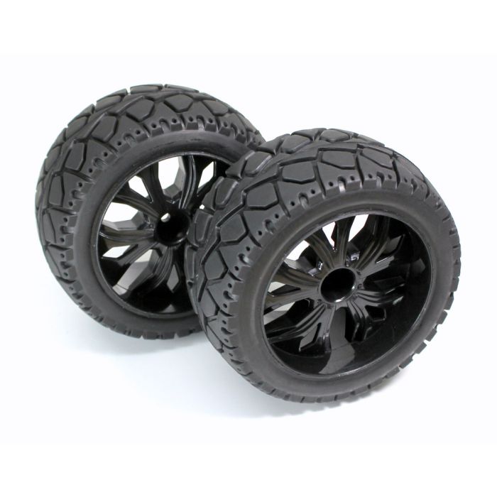 Absima Wheel Set Buggy / Truggy"Street" black 1:10 (2) Absima Wheel Set Buggy / Truggy"Street" black 1:10 (2)