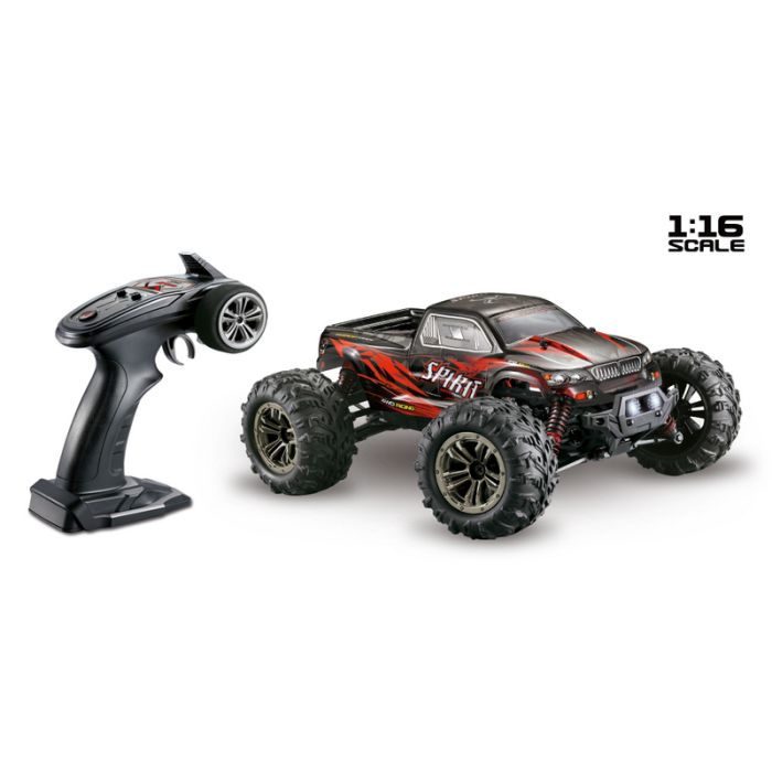 1:16 4WD High Speed Monster Truck SPIRIT - Black/Red 1:16 4WD High Speed Monster Truck SPIRIT - Black/Red