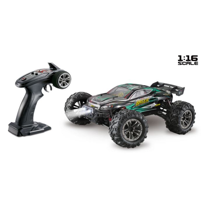 1:16 4WD High Speed Truggy RACER - Black/Green 1:16 4WD High Speed Truggy RACER - Black/Green