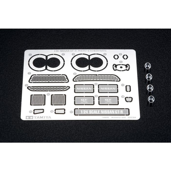 1/24 Tamiya Nissan GT-R Photo Etched Parts (THC12623) 1/24 Tamiya Nissan GT-R Photo Etched Parts (THC12623)