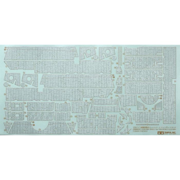 1/35 Tamiya Elefant Zimmerit Sheet (THC12644) 1/35 Tamiya Elefant Zimmerit Sheet (THC12644)