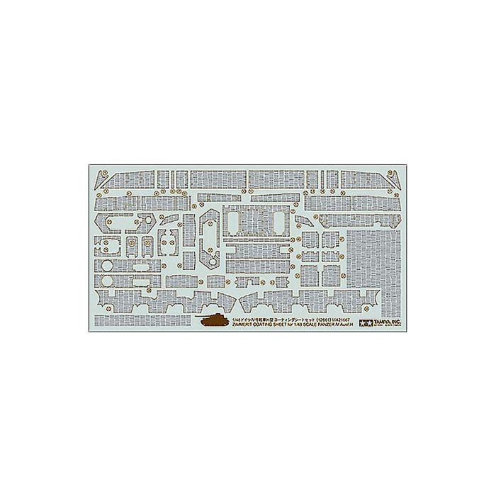 1/48 Tamiya Panzer IV H Zimmerit sheet 1/48 Tamiya Panzer IV H Zimmerit sheet