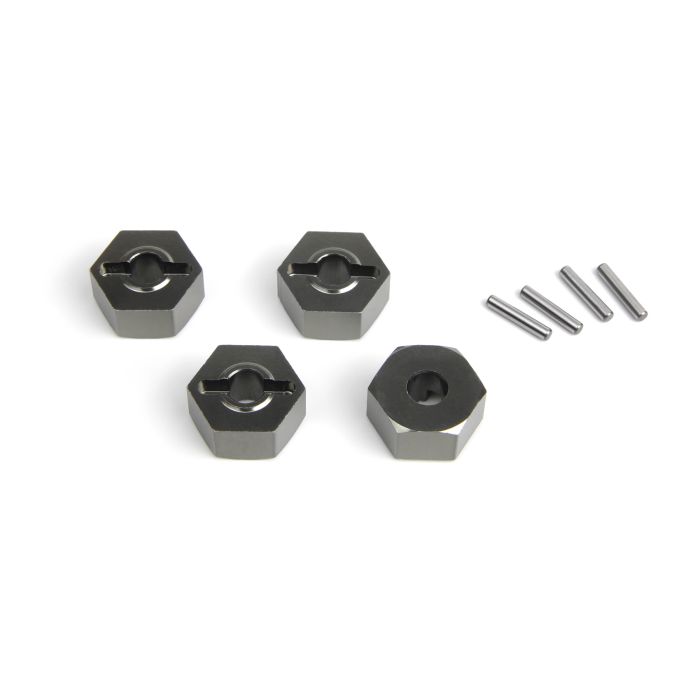 Maverick Aluminium 14mm Hex Hub Set (Grey/4pcs) (MV150472) Maverick Aluminium 14mm Hex Hub Set (Grey/4pcs) (MV150472)