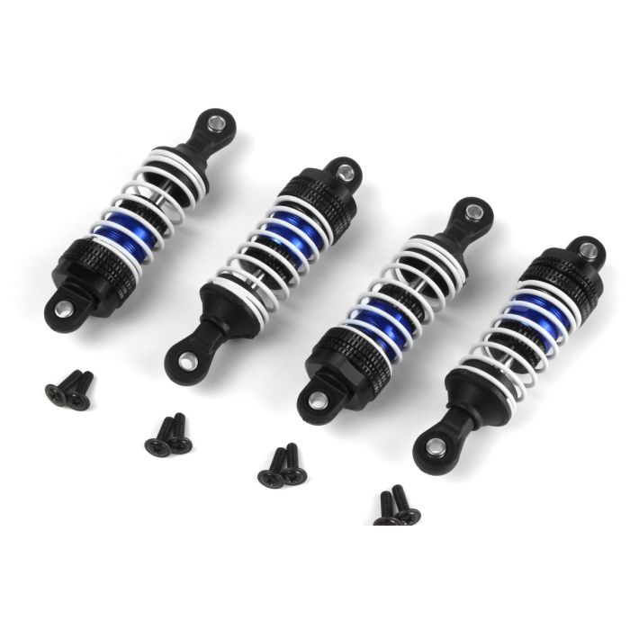 Maverick Aluminum Oil-Filled Shock Absorber Set Blue/4Pc (MV150555) Maverick Aluminum Oil-Filled Shock Absorber Set Blue/4Pc (MV150555)