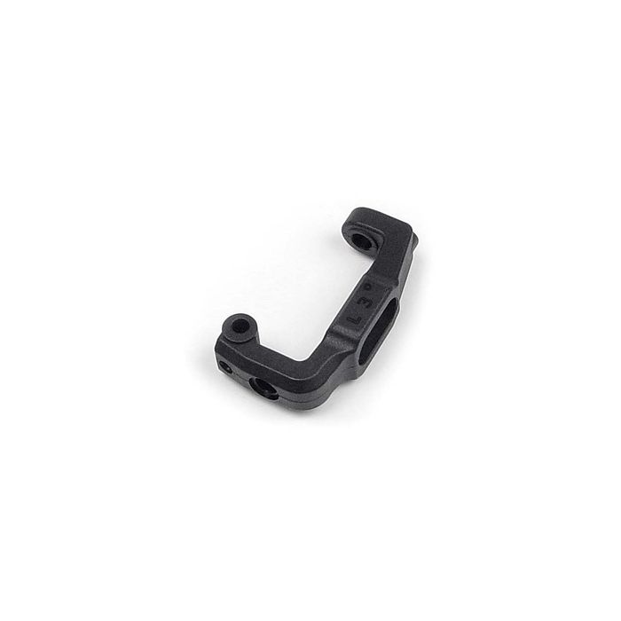 Xray Composite C-Hub Front Block, Left - Hard - Caster 3° (XR302326) Xray Composite C-Hub Front Block, Left - Hard - Caster 3° (XR302326)