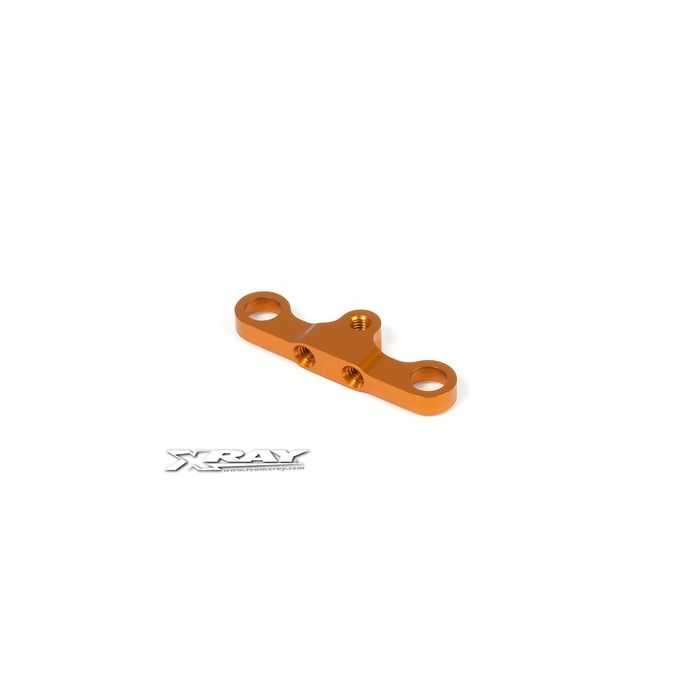 Xray T4 Alu Steering Plate 8mm For Dual Servo Saver - Orange (XR302546-O) Xray T4 Alu Steering Plate 8mm For Dual Servo Saver - Orange (XR302546-O)