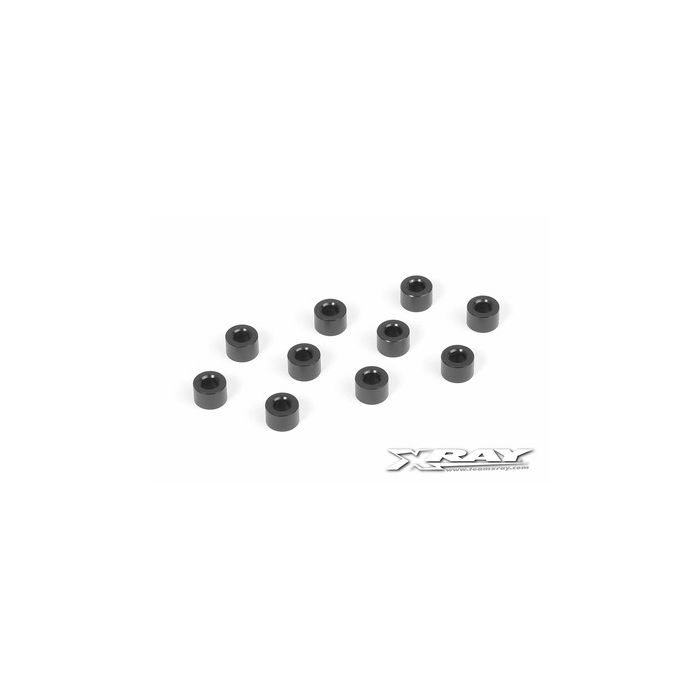 Xray Alu Shim 3X6X4.0mm - Black (10) (XR303127-K) Xray Alu Shim 3X6X4.0mm - Black (10) (XR303127-K)