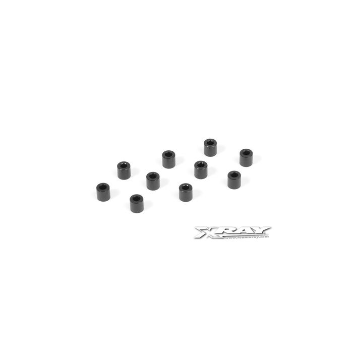 Xray Alu Shim 3X6X6.0mm - Black (10) (XR303128-K) Xray Alu Shim 3X6X6.0mm - Black (10) (XR303128-K)