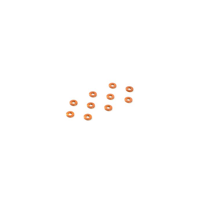 Xray Alu Shim 3X7X1.0mm - Orange (10) (XR303136-O) Xray Alu Shim 3X7X1.0mm - Orange (10) (XR303136-O)