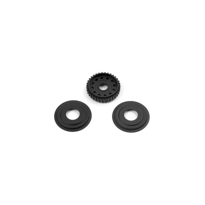 Xray Diff Pulley 34T With Labyrinth Dust Covers (XR305054) Xray Diff Pulley 34T With Labyrinth Dust Covers (XR305054)