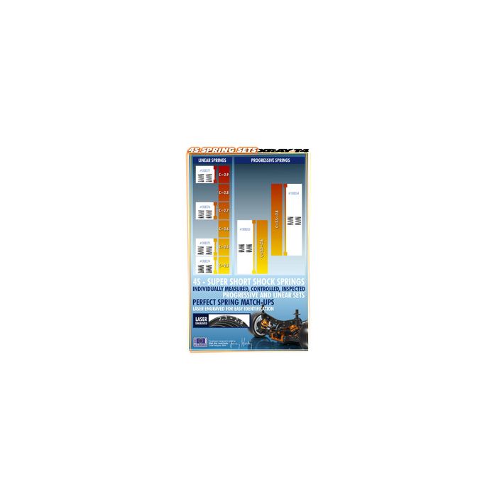 Xray Xray 4S Spring-Set Progressive C=2.5-2.8 (2) (XR308264) Xray Xray 4S Spring-Set Progressive C=2.5-2.8 (2) (XR308264)