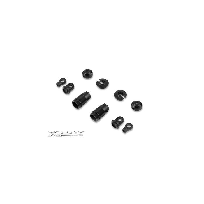 Xray Composite Shock Parts - Rebound Hole - Short (XR308332) Xray Composite Shock Parts - Rebound Hole - Short (XR308332)