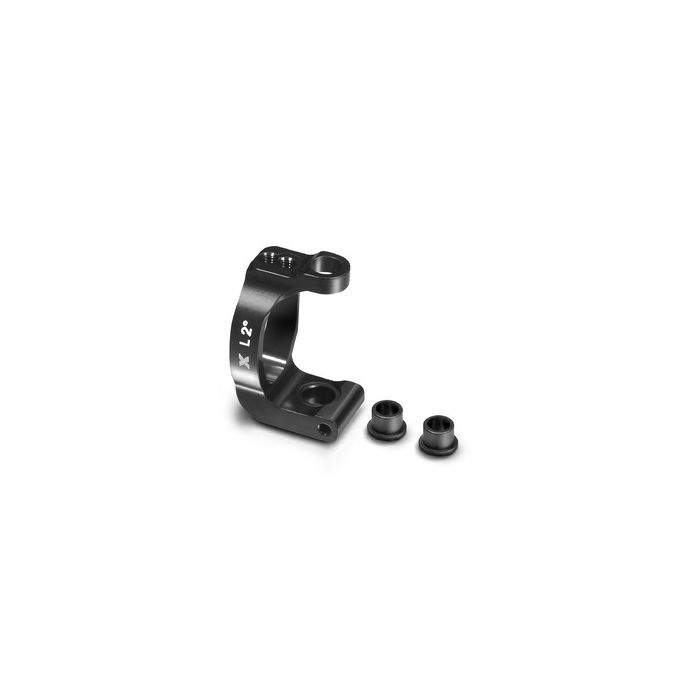 Xray Graphite Extension For Alu Steering Block With Backstop - 2 Dots (2) (XR322285) Xray Graphite Extension For Alu Steering Block With Backstop - 2 Dots (2) (XR322285)
