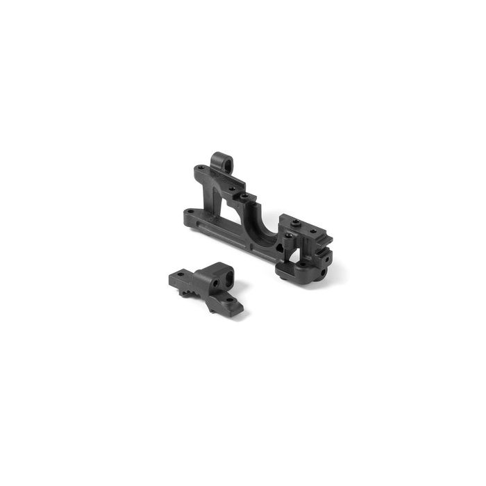 Xray Composite Lower & Upper Bulkhead Front Left For Wire Anti-Roll Bar (XR332021) Xray Composite Lower & Upper Bulkhead Front Left For Wire Anti-Roll Bar (XR332021)